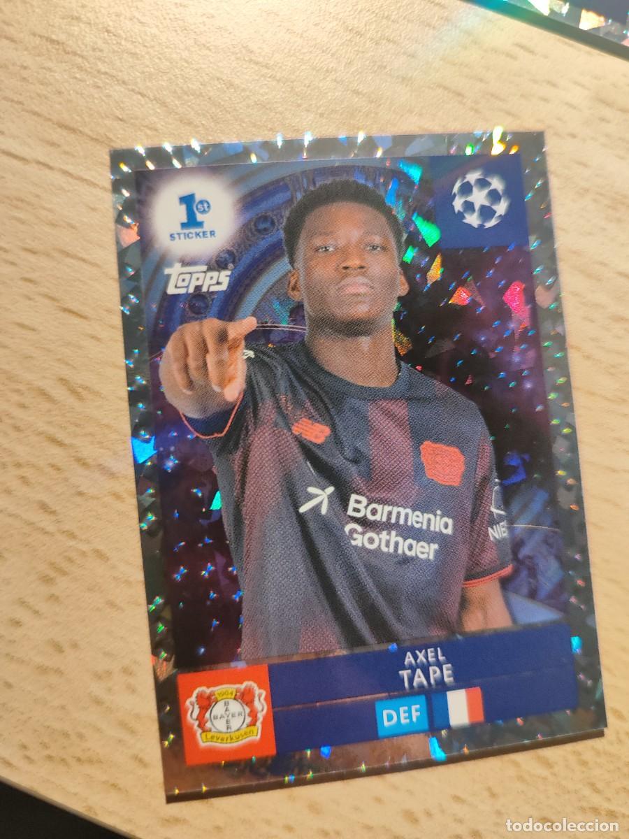 Fu&szlig;ball-Sticker: 293 CHAMPIONS LEAGUE 25 26 AXEL TAPE 1ST STICKER GLITTER ROOKIE STICKERS TOPPS 2025 2026