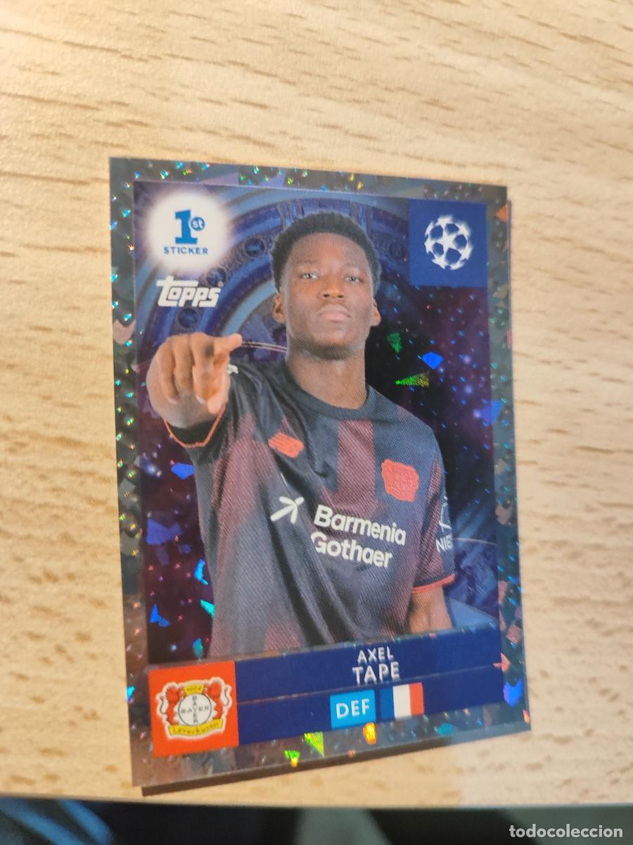 Figurine di Calcio: 293 CHAMPIONS LEAGUE 25 26 AXEL TAPE 1ST STICKER GLITTER ROOKIE STICKERS TOPPS 2025 2026