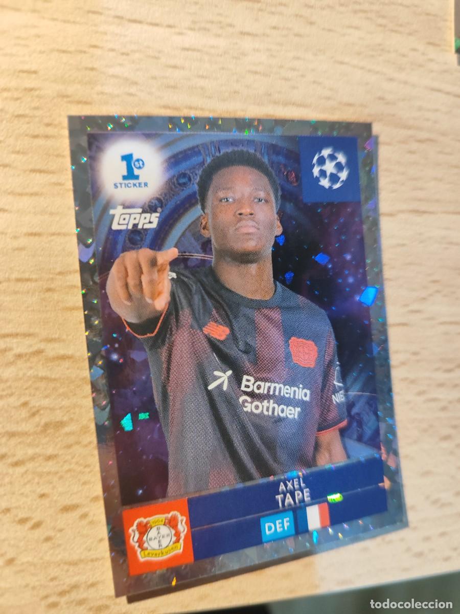 Figurine di Calcio: 293 CHAMPIONS LEAGUE 25 26 AXEL TAPE 1ST STICKER GLITTER ROOKIE STICKERS TOPPS 2025 2026