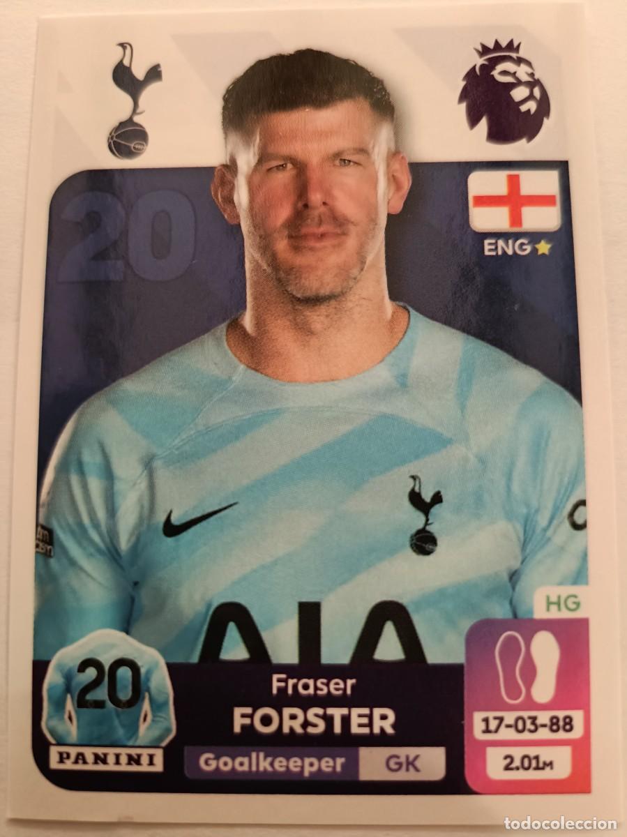 Figurine di Calcio: #552 FRASER FORSTER TOTTENHAM HOTSPUR F.C. PREMIER LEAGUE 23/24 STICKER PANINI