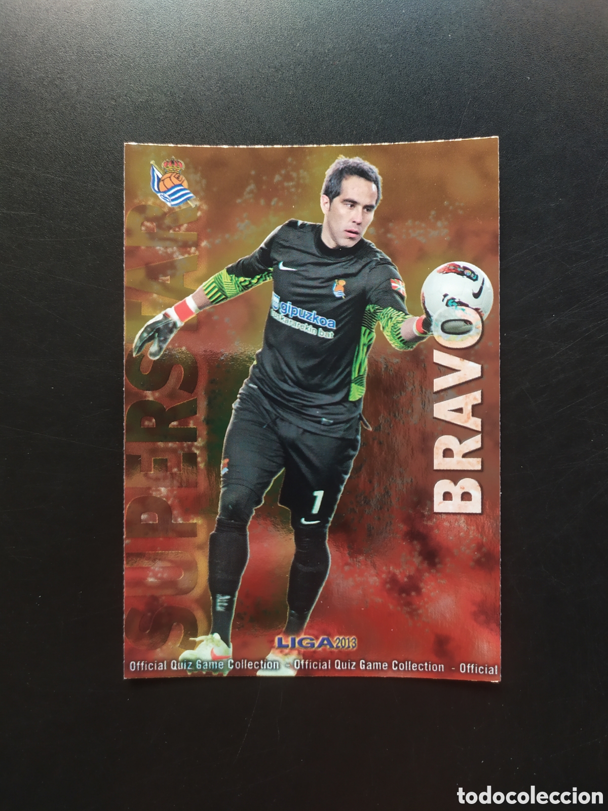 Cartes &agrave; collectionner de Football: Mundicromo fichas Liga 2012 2013 12 13 Bravo superstar brillo liso n&deg; 320 Real Sociedad