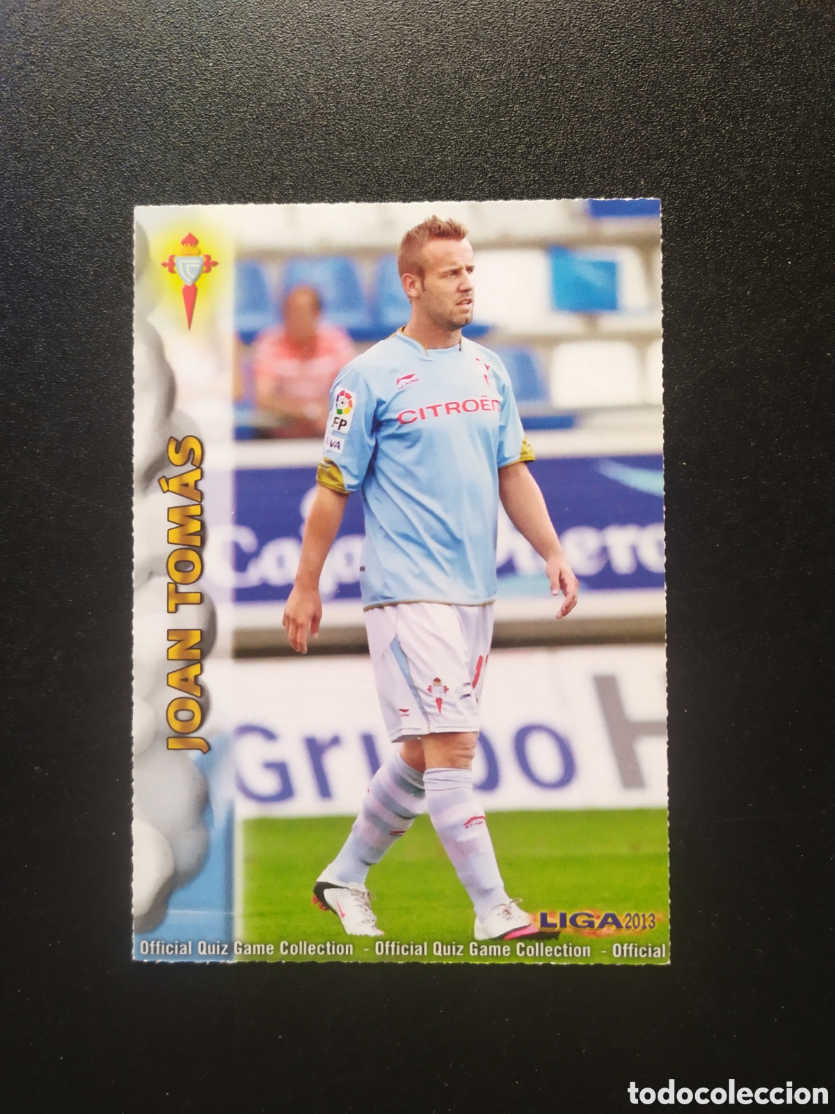 Cromos de F&uacute;tbol: Mundicromo fichas Liga 2012 2013 12 13 Joao Tomas n&deg; 502 Celta Vigo