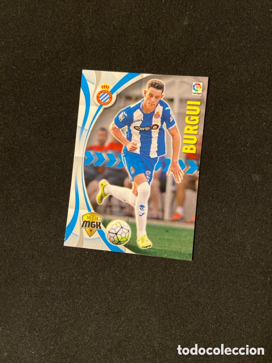Cromos de Futebol: BURGUI 208 (ESPANYOL) PANINI MEGACRACKS 2015-2016 15 16 CROMO CARTA M-2