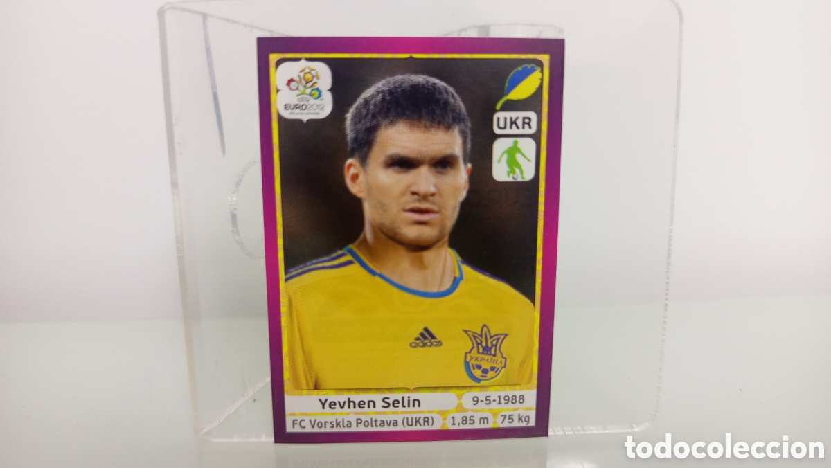 Cromos de F&uacute;tbol: ❇️ CROMO STICKER ⚽ SELIN UCRANIA EUROCOPA EURO 2012 POLONIA UCRANIA SIN PEGAR ❇️