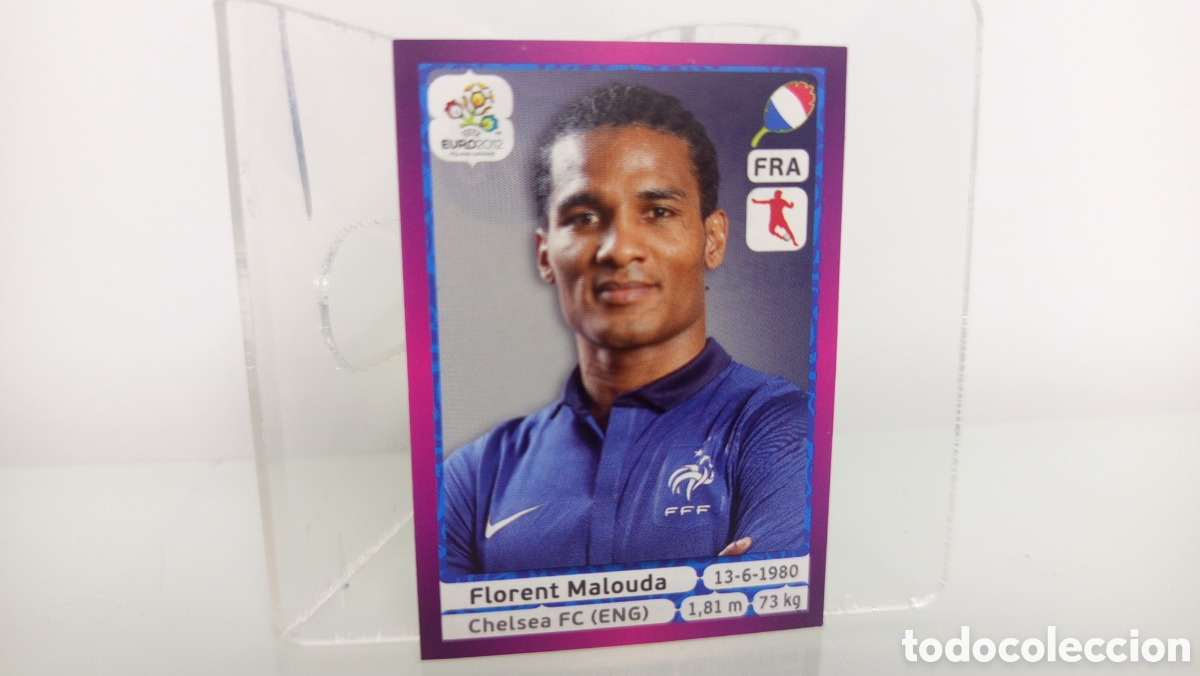 Cromos de F&uacute;tbol: ❇️ CROMO STICKER ⚽ MALOUDA FRANCIA EUROCOPA EURO 2012 POLONIA UCRANIA SIN PEGAR ❇️