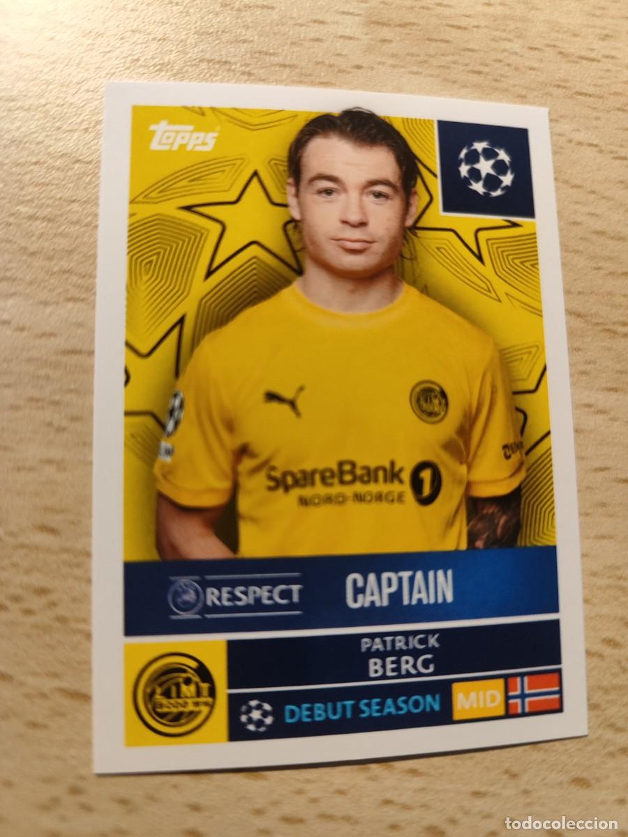 Fu&szlig;ball-Sticker: 517 CHAMPIONS LEAGUE 25 26 PATRICK BERG FK BOD&Oslash;/GLIMT STICKERS TOPPS 2025 2026