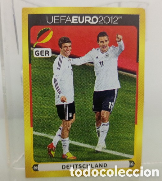 Cromos de F&uacute;tbol: ❇️ CROMO STICKER ⚽ CELEBRACI&Oacute;N GOL ALEMANIA EUROCOPA EURO 2012 POLONIA UCRANIA SIN PEGAR ❇️