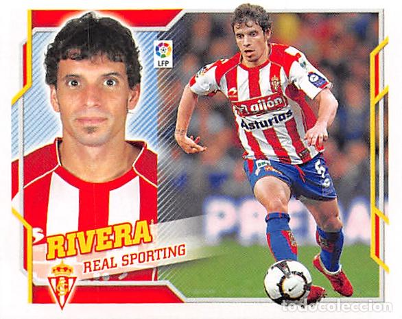 Fu&szlig;ball-Sticker: EDICIONES ESTE 10/11 2010/2011 #9 RIVERA (REAL SPORTING) SIN PEGAR