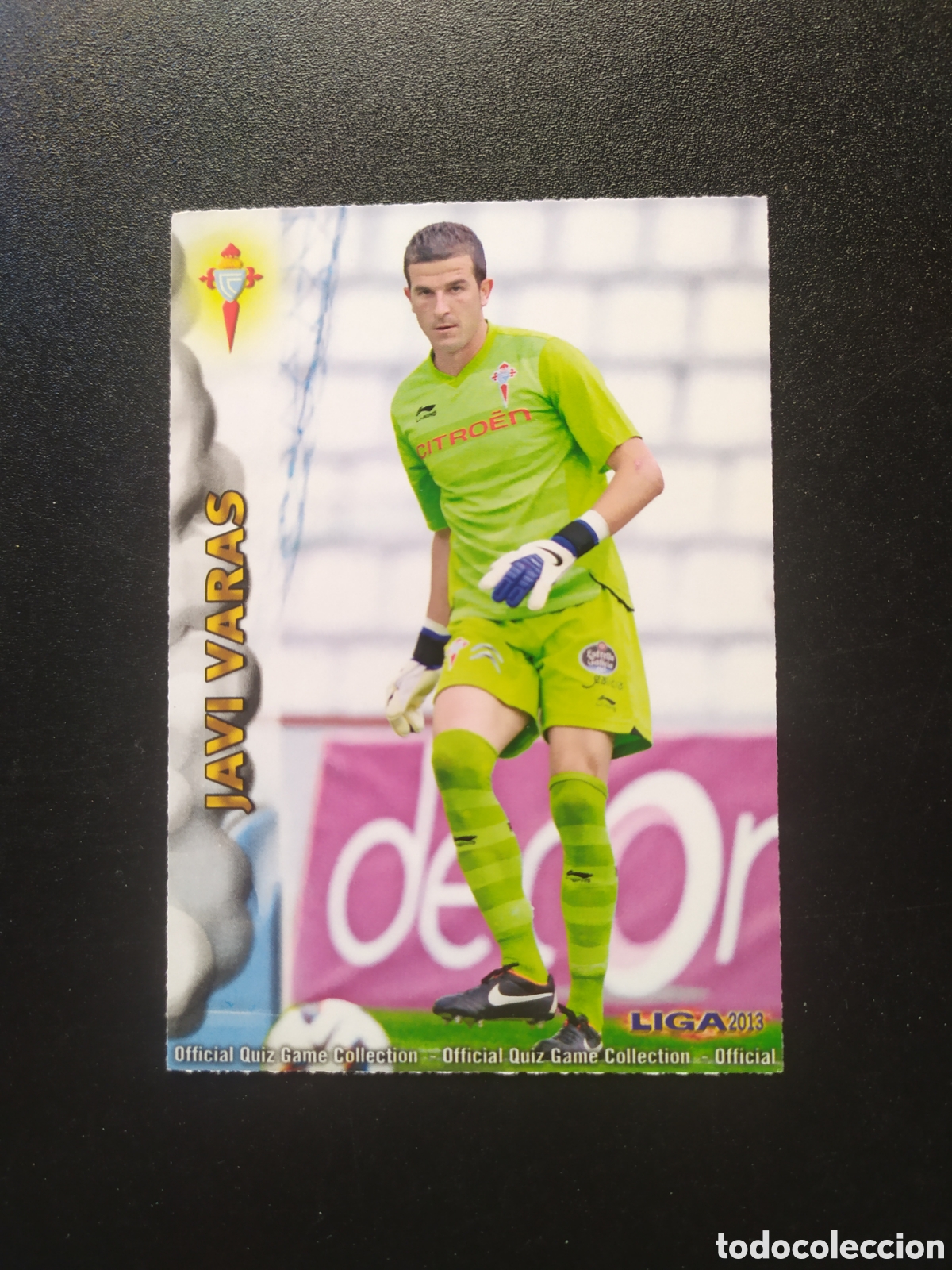 Cromos de F&uacute;tbol: Mundicromo fichas Liga 2012 2013 12 13 Javi Varas n&deg; 490 Celta Vigo