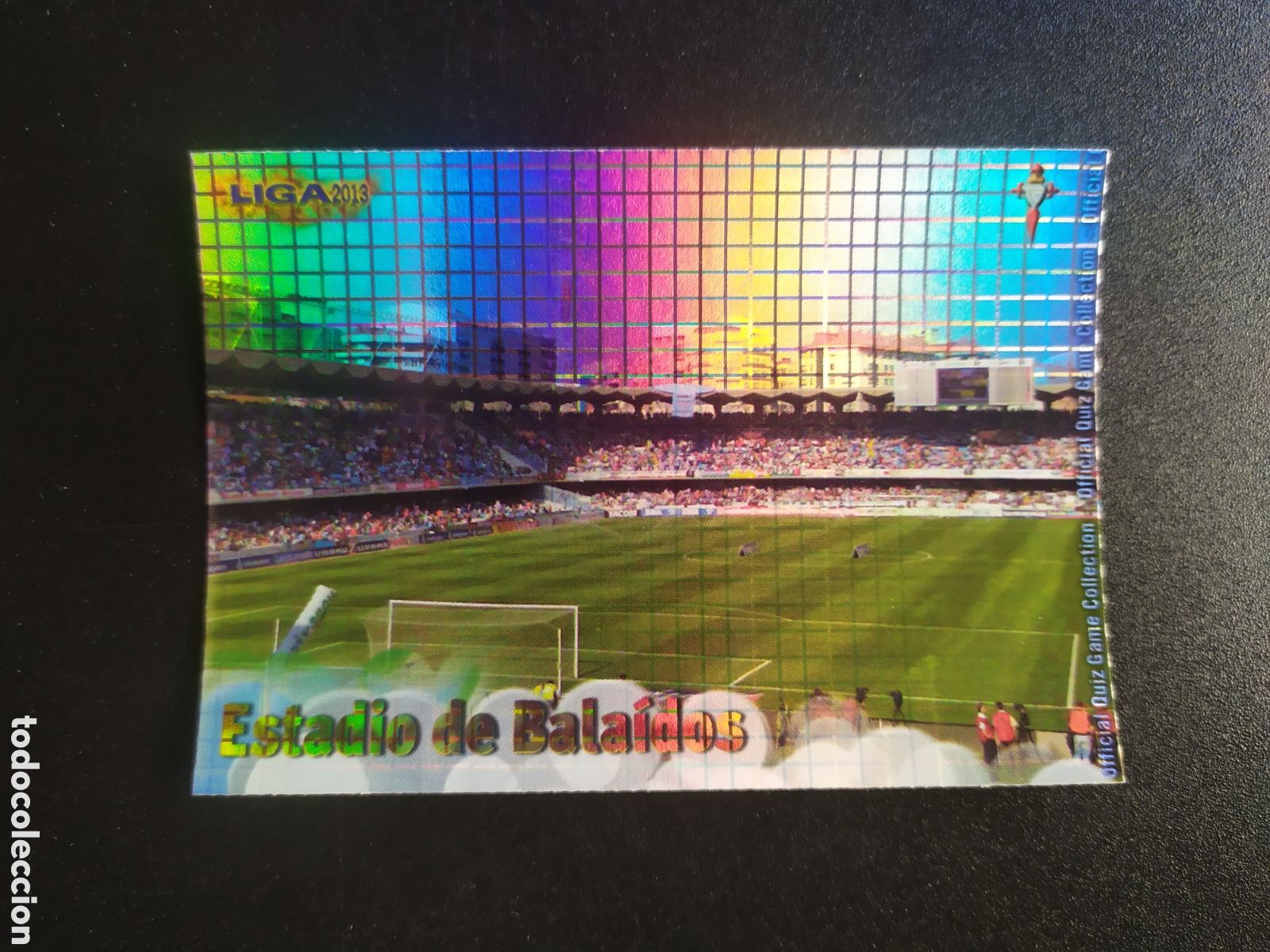 Cromos de F&uacute;tbol: Mundicromo fichas Liga 2012 2013 12 13 Estadio de Balaidos brillo cuadros n&deg; 488 Celta Vigo