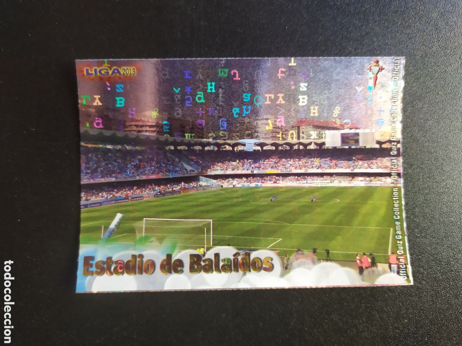 Cromos de F&uacute;tbol: Mundicromo fichas Liga 2012 2013 12 13 Estadio de Balaidos brillo letras n&deg; 488 Celta Vigo
