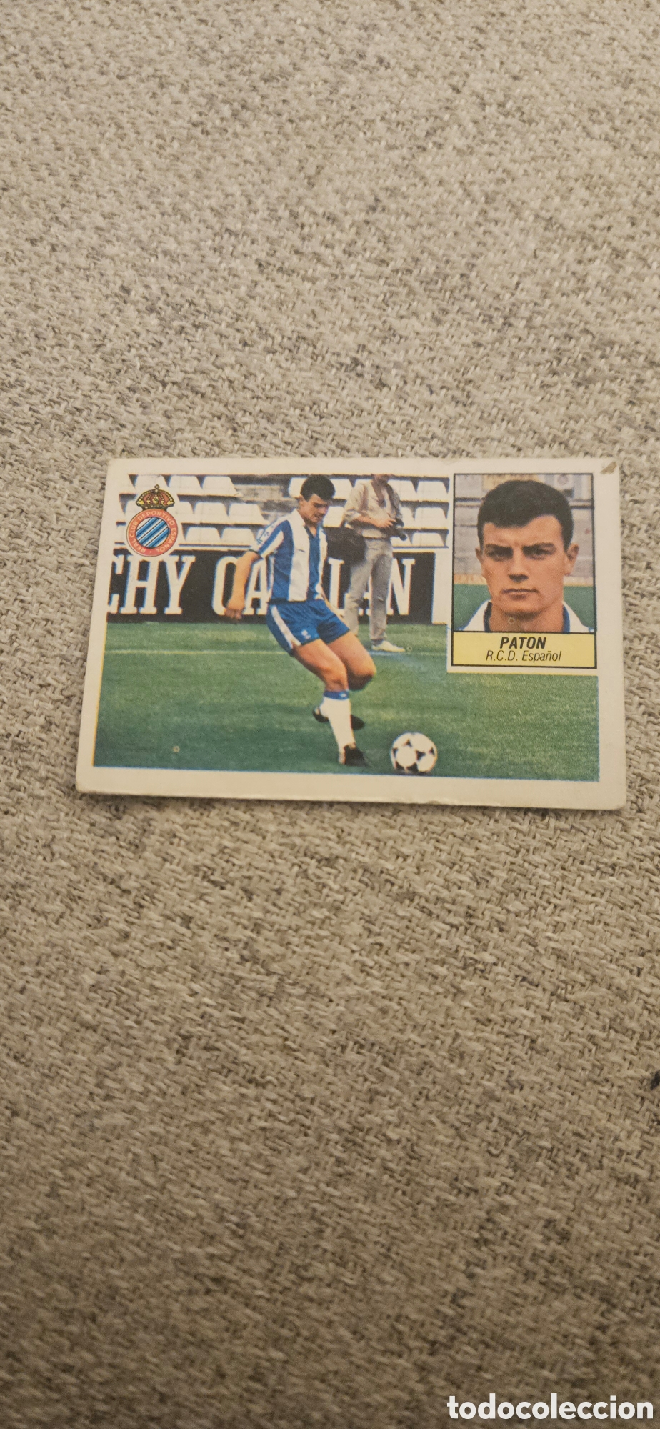 Cartes &agrave; collectionner de Football: Paton coloca espa&ntilde;ol este 1984 1985 84 85 sin pegar