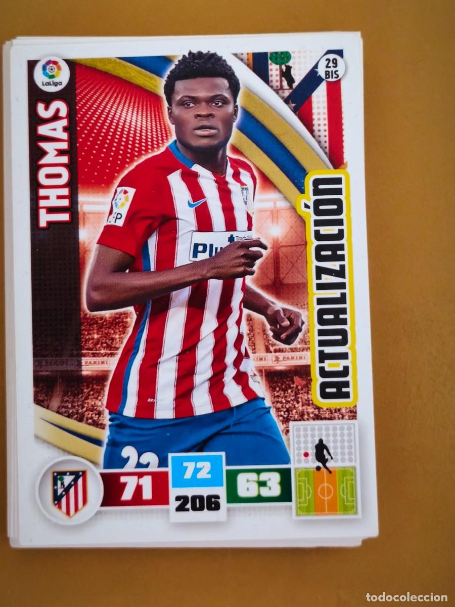 Cartes &agrave; collectionner de Football: thomas, adrenalyn 2015 16 actualizacion