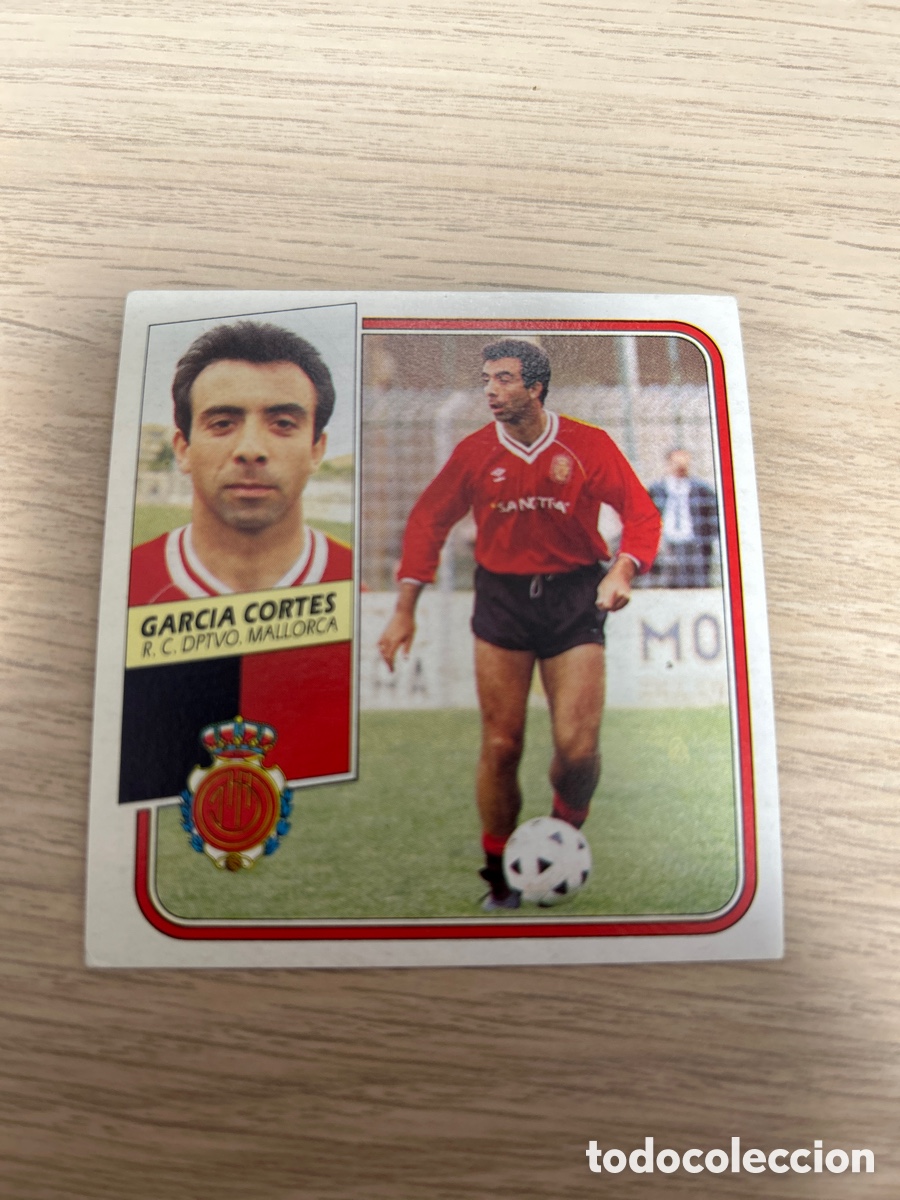 Cromos de f&uacute;tbol: GARCIA CORTES R. C. D. MALLORCA LIGA ESTE 1989 1990 89 90 SIN PEGAR NUNCA PEGADO