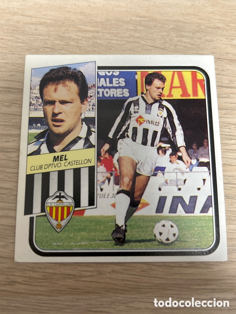 Cromos de f&uacute;tbol: MEL C. D. CASTELLON LIGA ESTE 1989 1990 89 90 SIN PEGAR NUNCA PEGADO