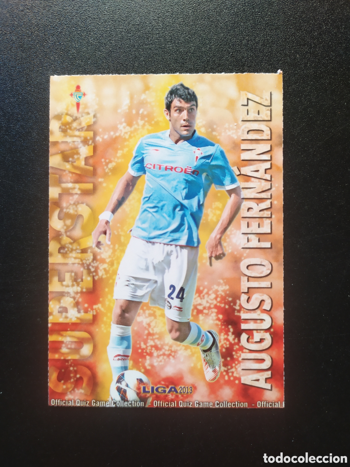 Cromos de F&uacute;tbol: Mundicromo fichas Liga 2012 2013 12 13 Augusto Fern&aacute;ndez superstar mate n&deg; 511 Celta Vigo
