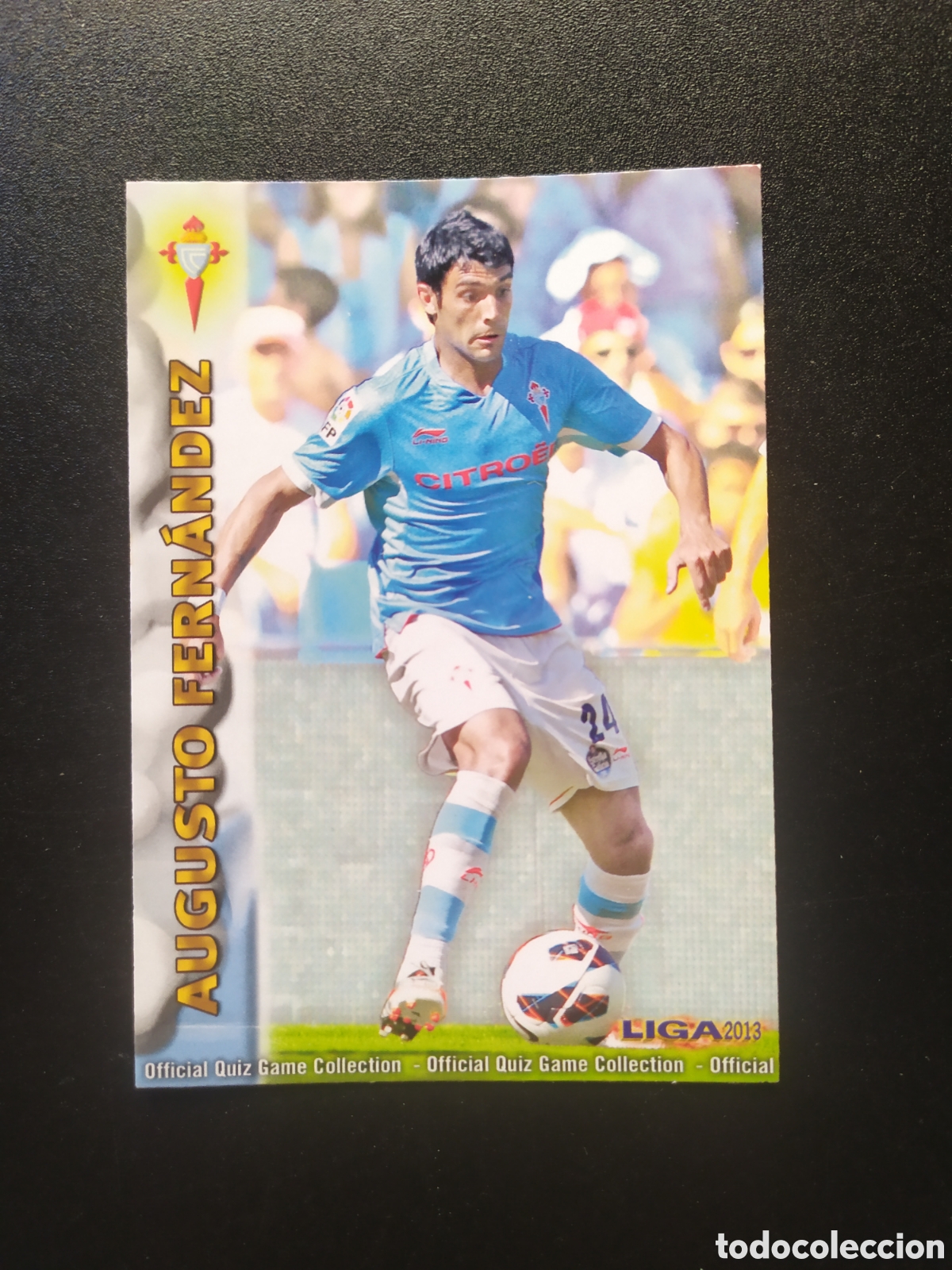 Cromos de F&uacute;tbol: Mundicromo fichas Liga 2012 2013 12 13 Augusto Fern&aacute;ndez n&deg; 707 Celta Vigo