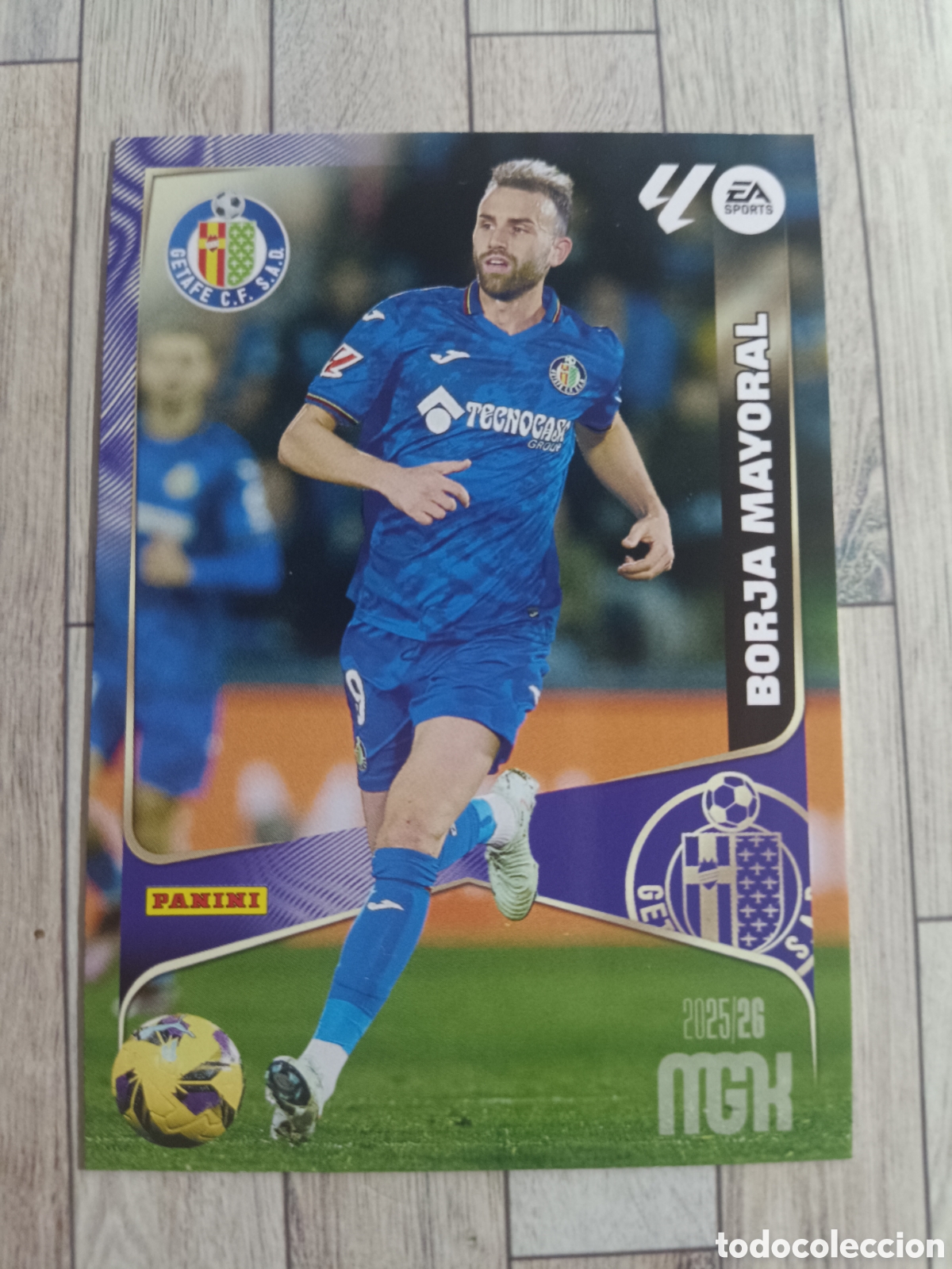 Fu&szlig;ball-Sticker: 178 BORJA MAYORAL GETAFE MEGACRACKS 2025 2026 PANINI 25 26