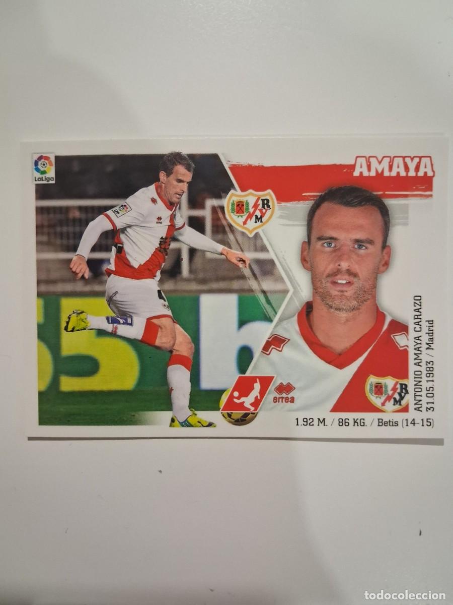 Cromos de Futebol: Liga 2015 2016 15/16 Ediciones Este Sin Pegar Rayo Vallecano 8 Amaya