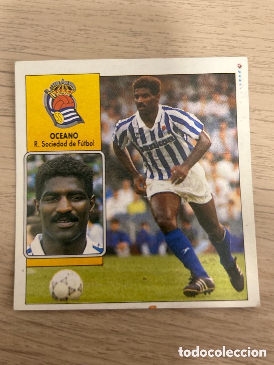 Cromos de f&uacute;tbol: OCEANO REAL SOCIEDAD LIGA ESTE 1992 1993 92 93 NUNCA PEGADO SIN PEGAR