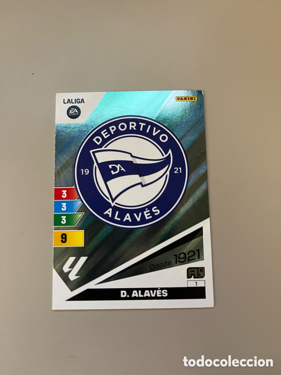 Fu&szlig;ball-Sticker: Escudo Alav&eacute;s, Adrenalyn 23-24