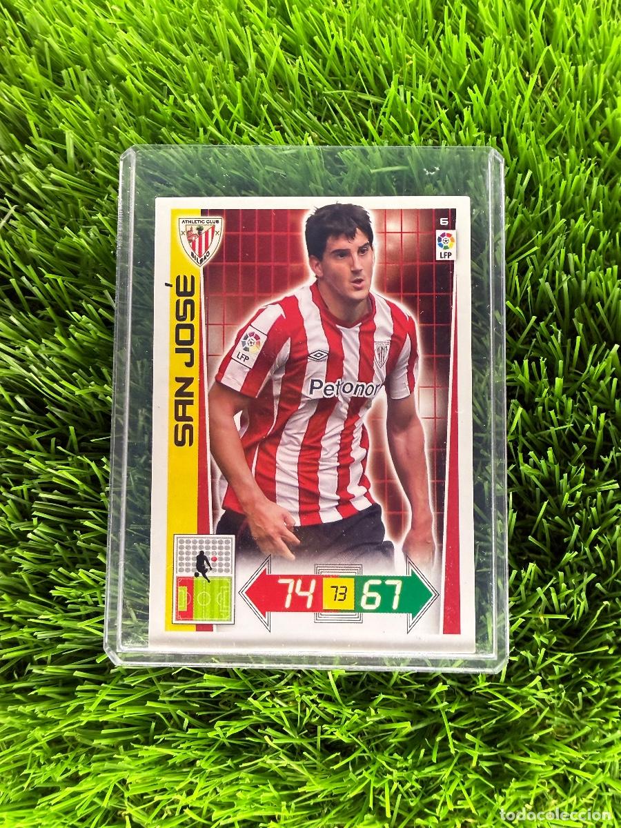 Cromos de f&uacute;tbol: N&ordm; 6 San Jos&eacute; Athletic Club Adrenalyn XL 12 13