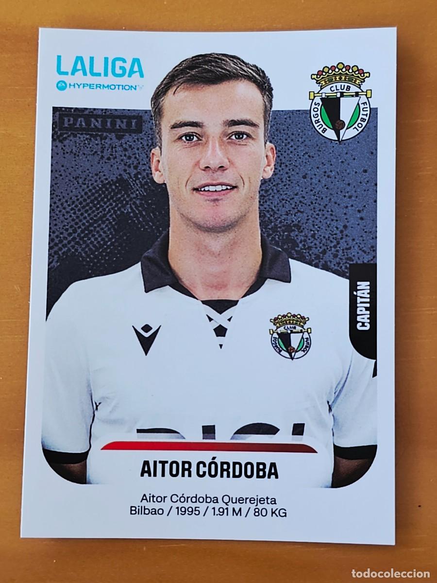 Figurine di Calcio: 65 Aitor C&oacute;rdoba, Capit&aacute;n, Burgos CF, Liga Hypermotion 2&ordf; Divisi&oacute;n, Panini 2025 2026 25 26