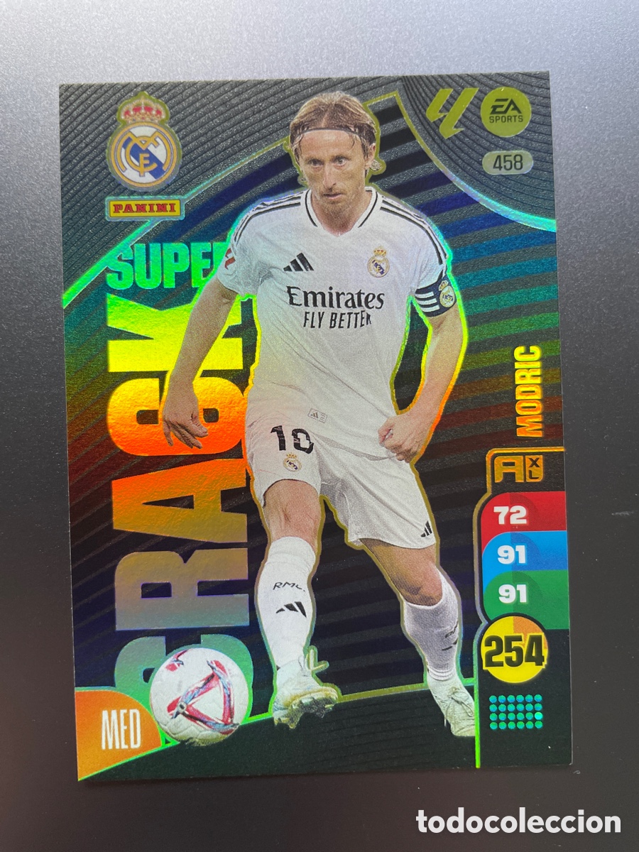 Cromos de F&uacute;tbol: Modric 458 Super Crack Adrenalyn XL Panini 2024-25 Real Madrid