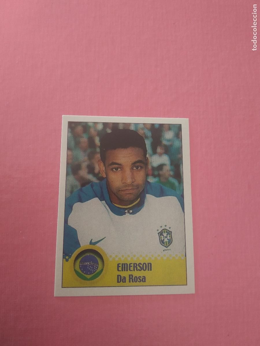 Fu&szlig;ball-Sticker: 59 EMERSON BRASIL CROMO FUTBOL CONFEDERACIONES 1999 CONFEDERATIONS CUP 99 1ST FIRST