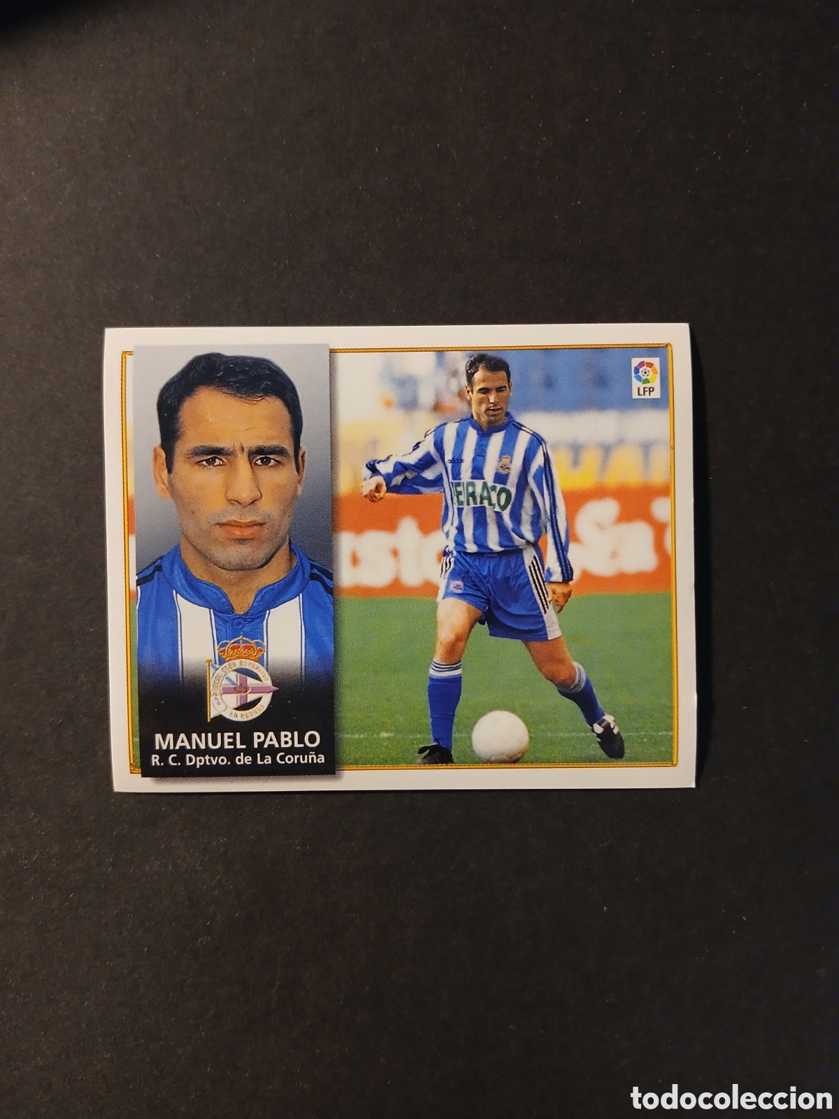 Cromos de f&uacute;tbol: MANUEL PABLO DEPORTIVO FICHAJE 11 LIGA ESTE 1998/99 98 99 NUNCA PEGADO SIN PEGAR