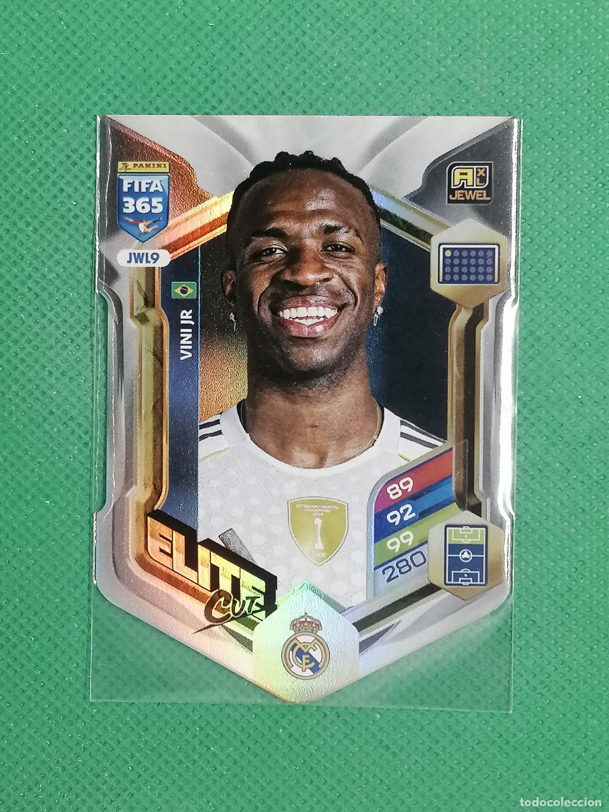 Figurine di Calcio: JWL 9 JWL9 VINI JR REAL MADRID ELITE CUT ⚽ PANINI ADRENALYN FIFA 365 2025 2026 25 26 ⚽