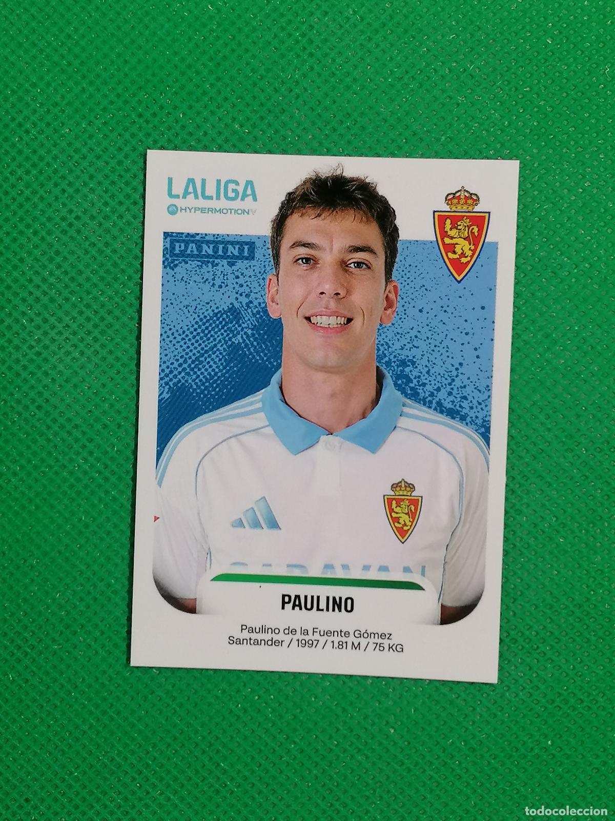 Figurine di Calcio: 415 B 415B PAULINO ZARAGOZA ⚽ PANINI LIGA HYPERMOTION 25 26 2025 2026 ⚽