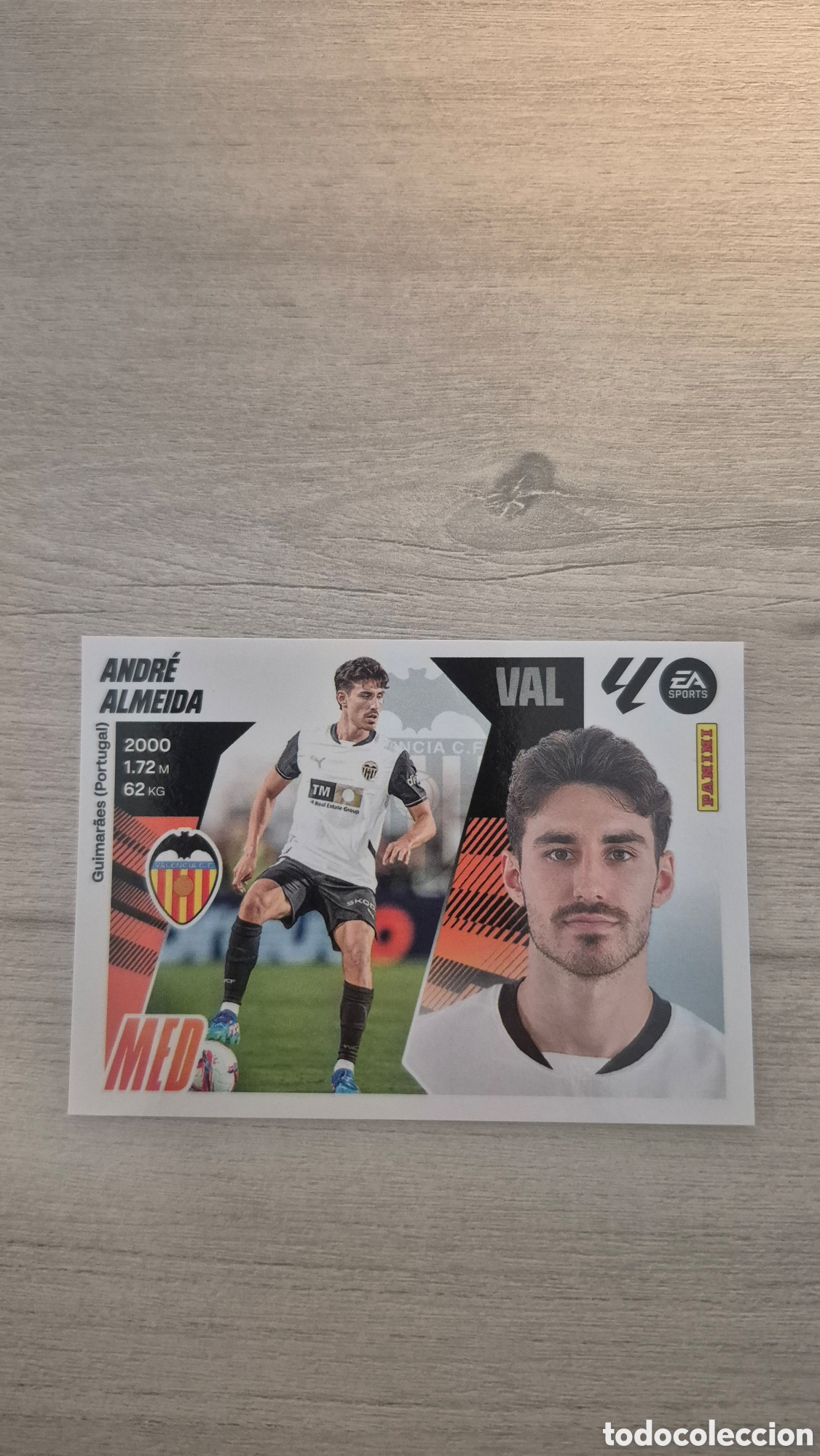 Cromos de Futebol: N&deg;14 Valencia Andre Almeida Liga Este 25/26