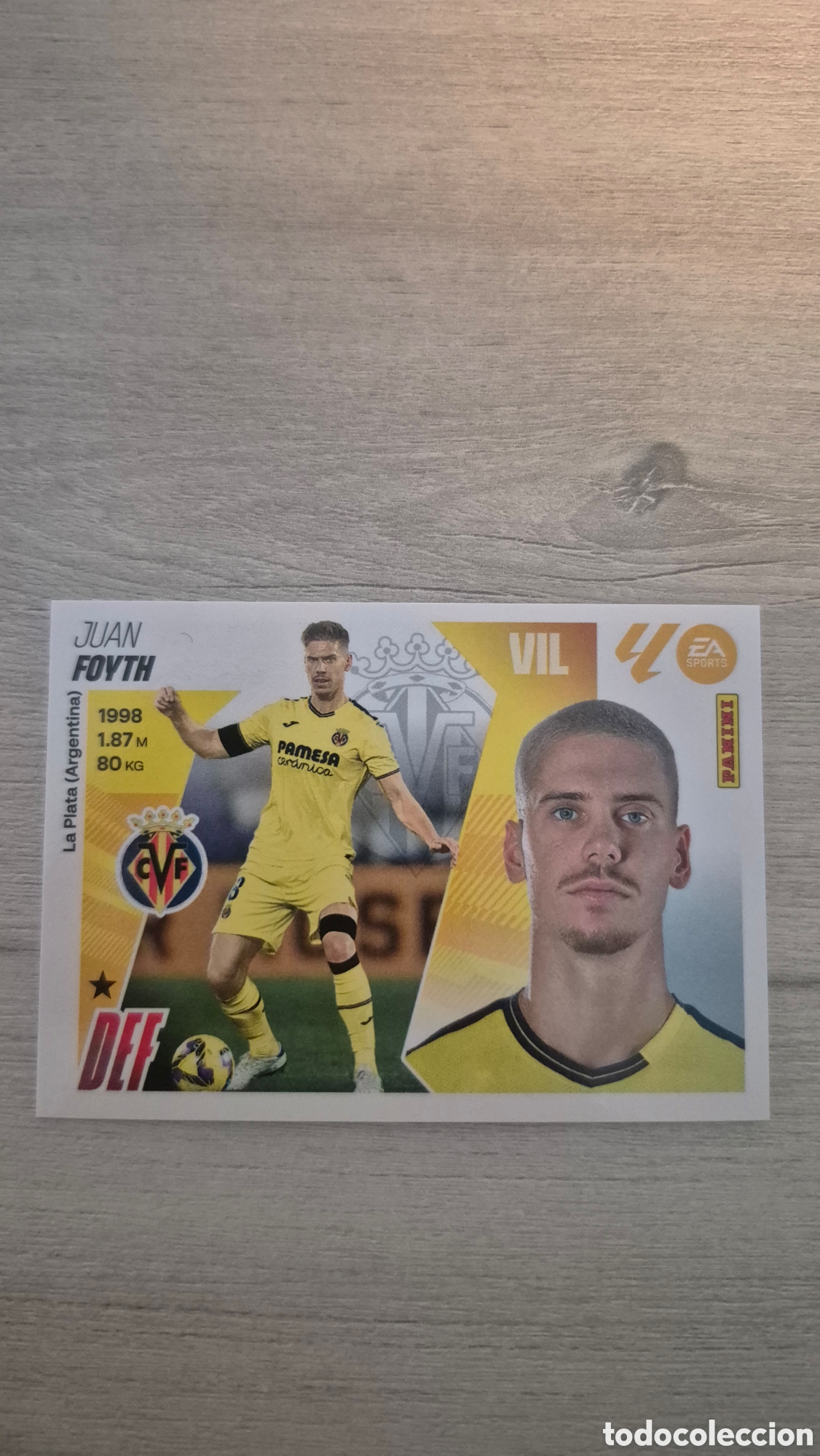 Figurine di Calcio: N&deg;6 Villarreal Foyth Liga Este 25/26