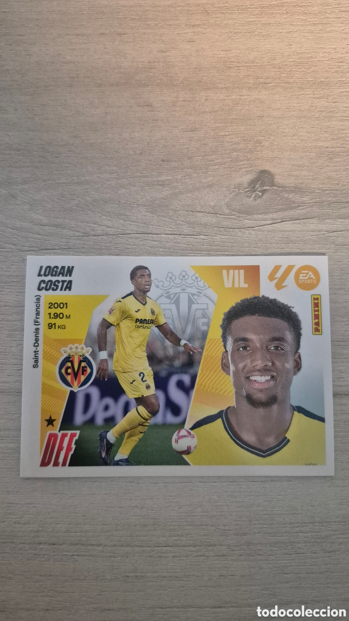 Figurine di Calcio: N&deg;7 Villarreal Logan Costa Liga Este 25/26