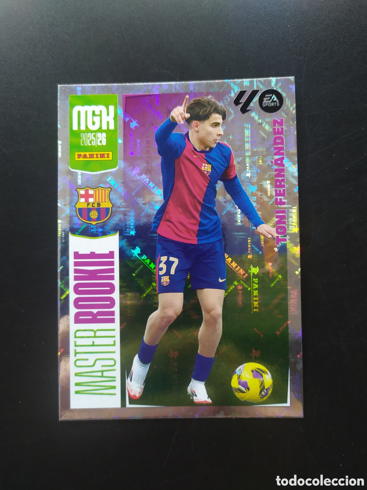 Cromos de f&uacute;tbol: Megacracks 2025 2026 25 26 panini Toni Fern&aacute;ndez master rookie n&deg; 422 Barcelona