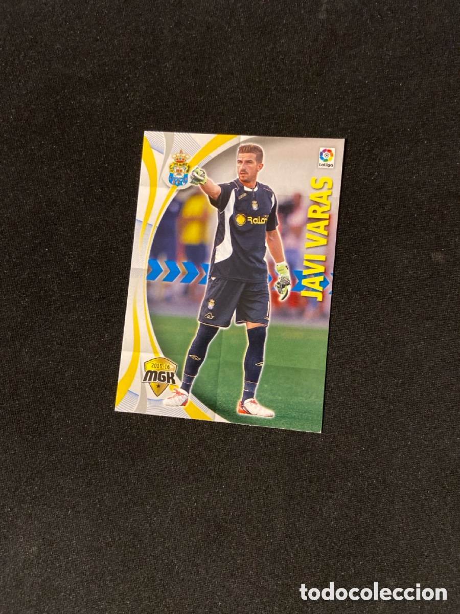 Cromos de Futebol: JAVI VARAS 273 (LAS PALMAS) PANINI MEGACRACKS 2015-2016 15 16 CROMO CARTA M-2