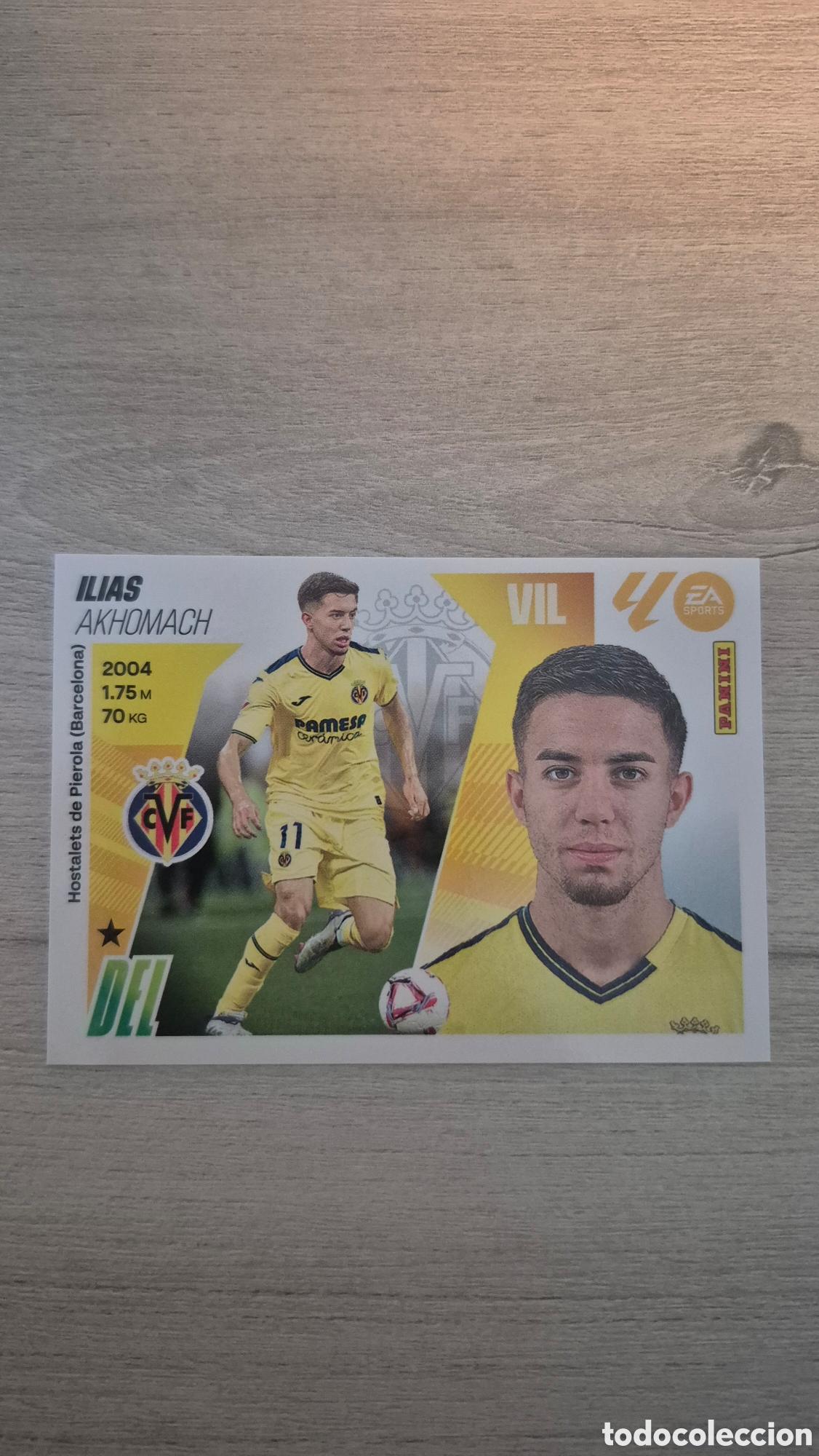 Figurine di Calcio: N&deg;16 Villarreal Ilias Liga Este 25/26