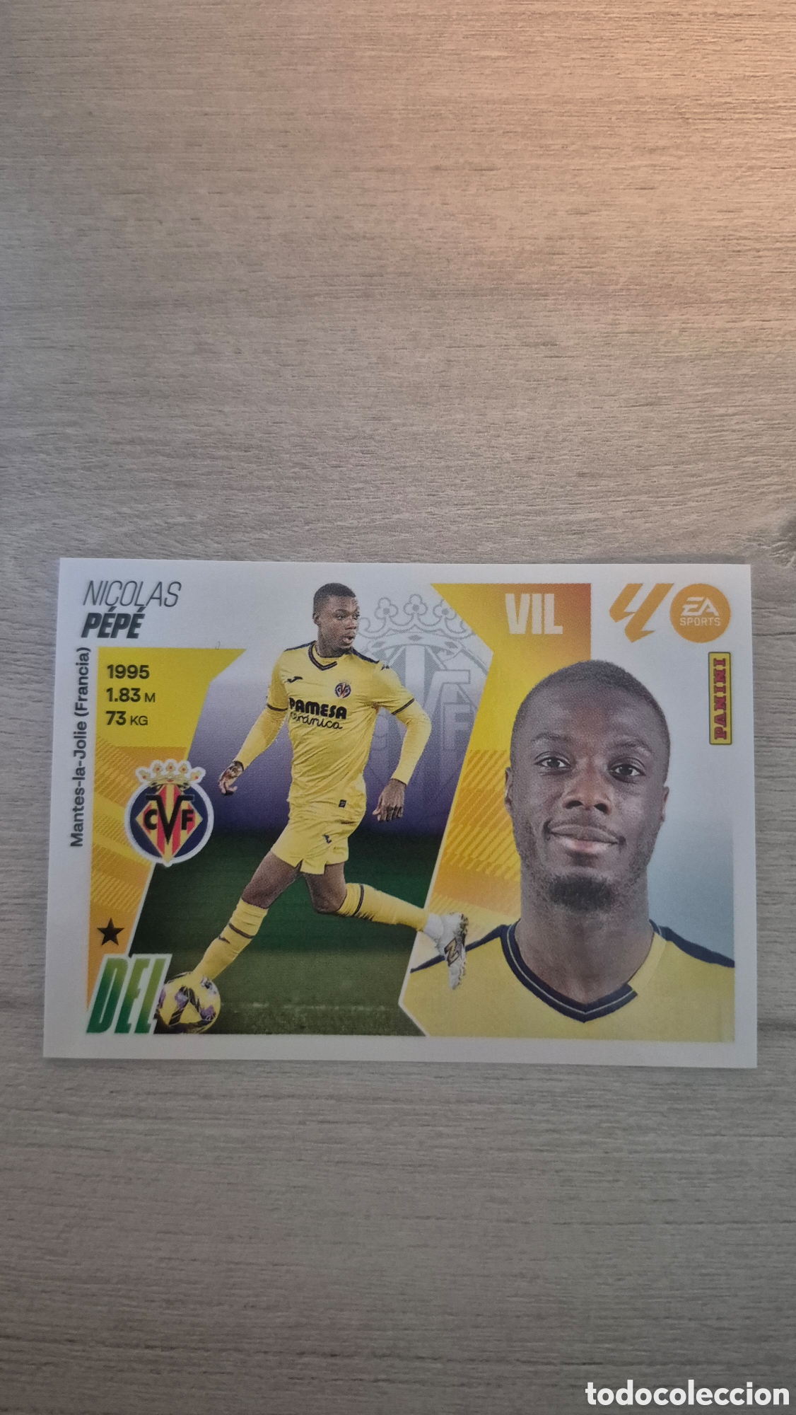 Figurine di Calcio: N&deg;17 Villarreal Pepe Liga Este 25/26