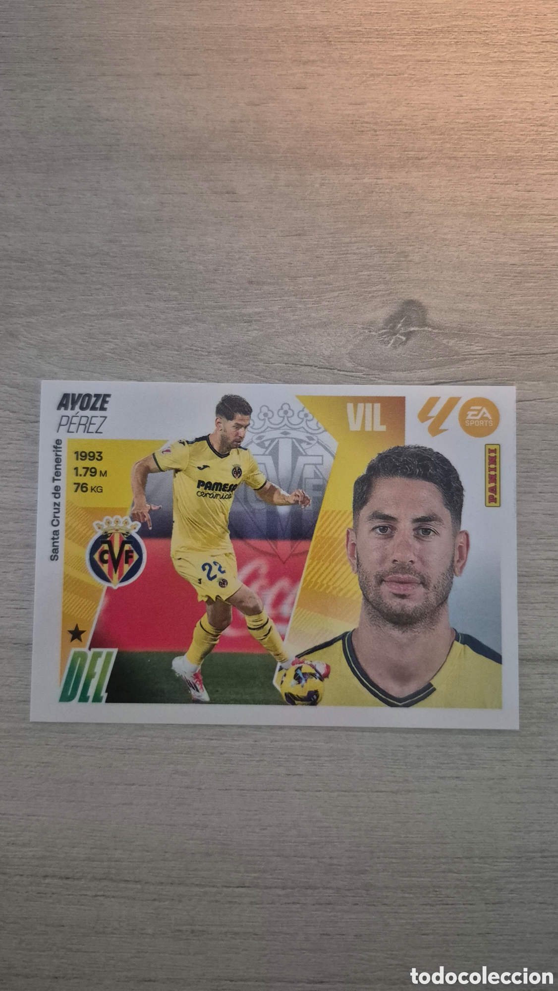 Figurine di Calcio: N&deg;19 Villarreal Ayoze Liga Este 25/26