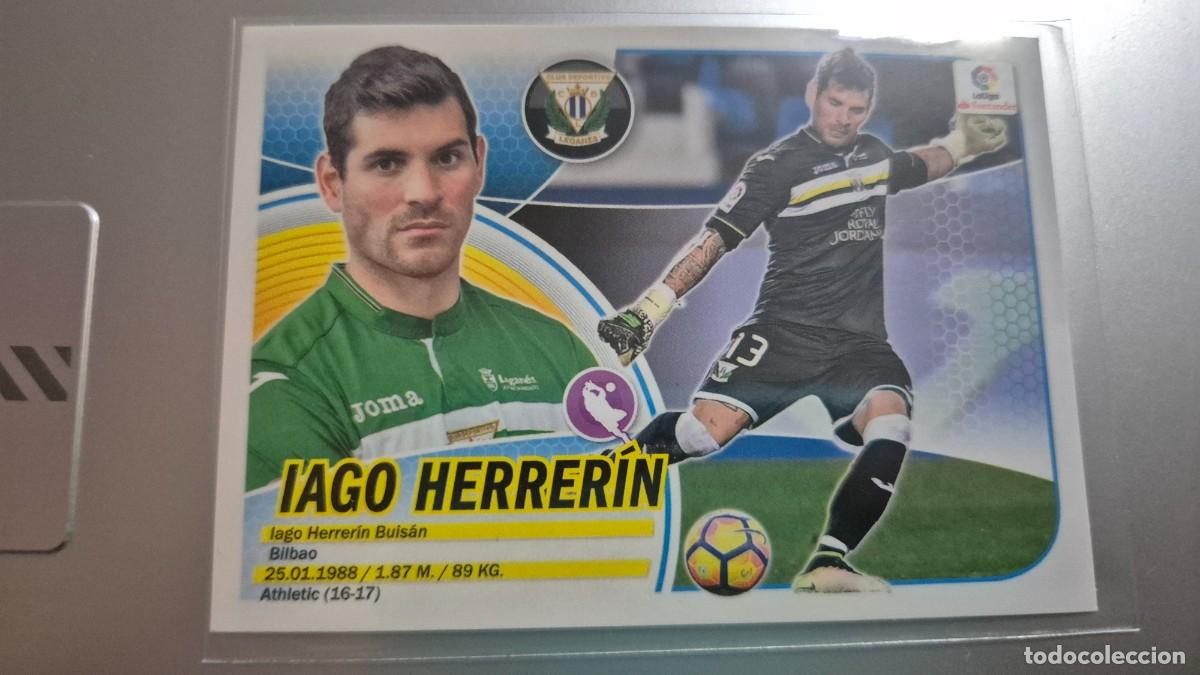 Cromos de F&uacute;tbol: LIGA EDICIONES ESTE 2016 2017 MERCADO DE INVIERNO + ACTUALIZACION N&ordm; 18 IAGO HERRERIN
