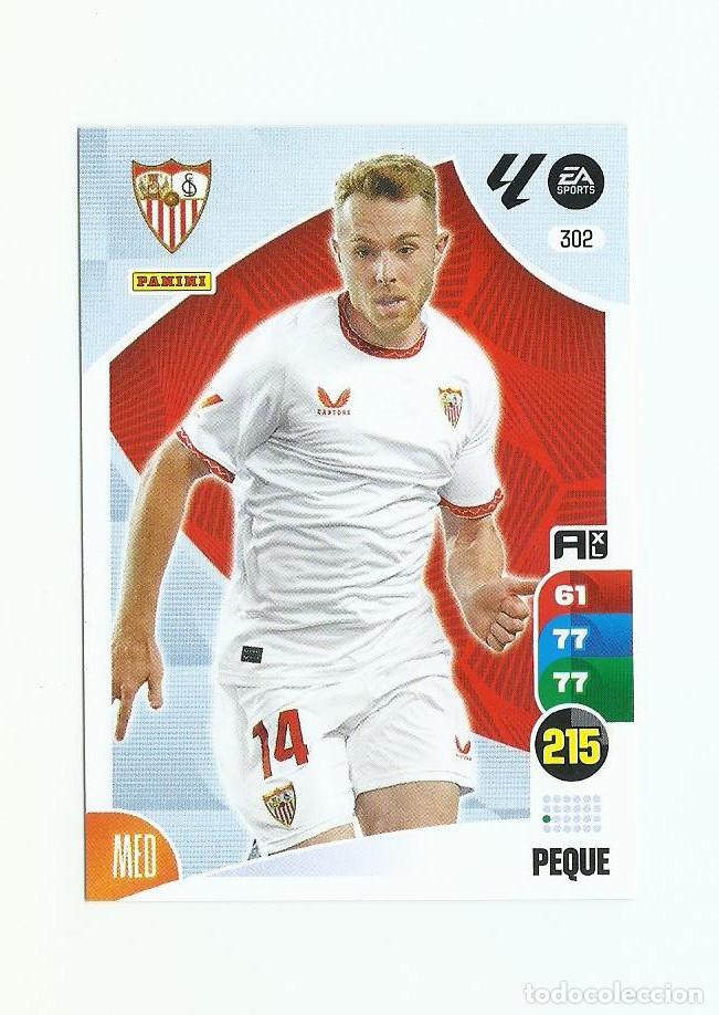 Cromos de f&uacute;tbol: ADRENALYN 2024/2025 302 PEQUE SEVILLA NUEVO PERFECTO
