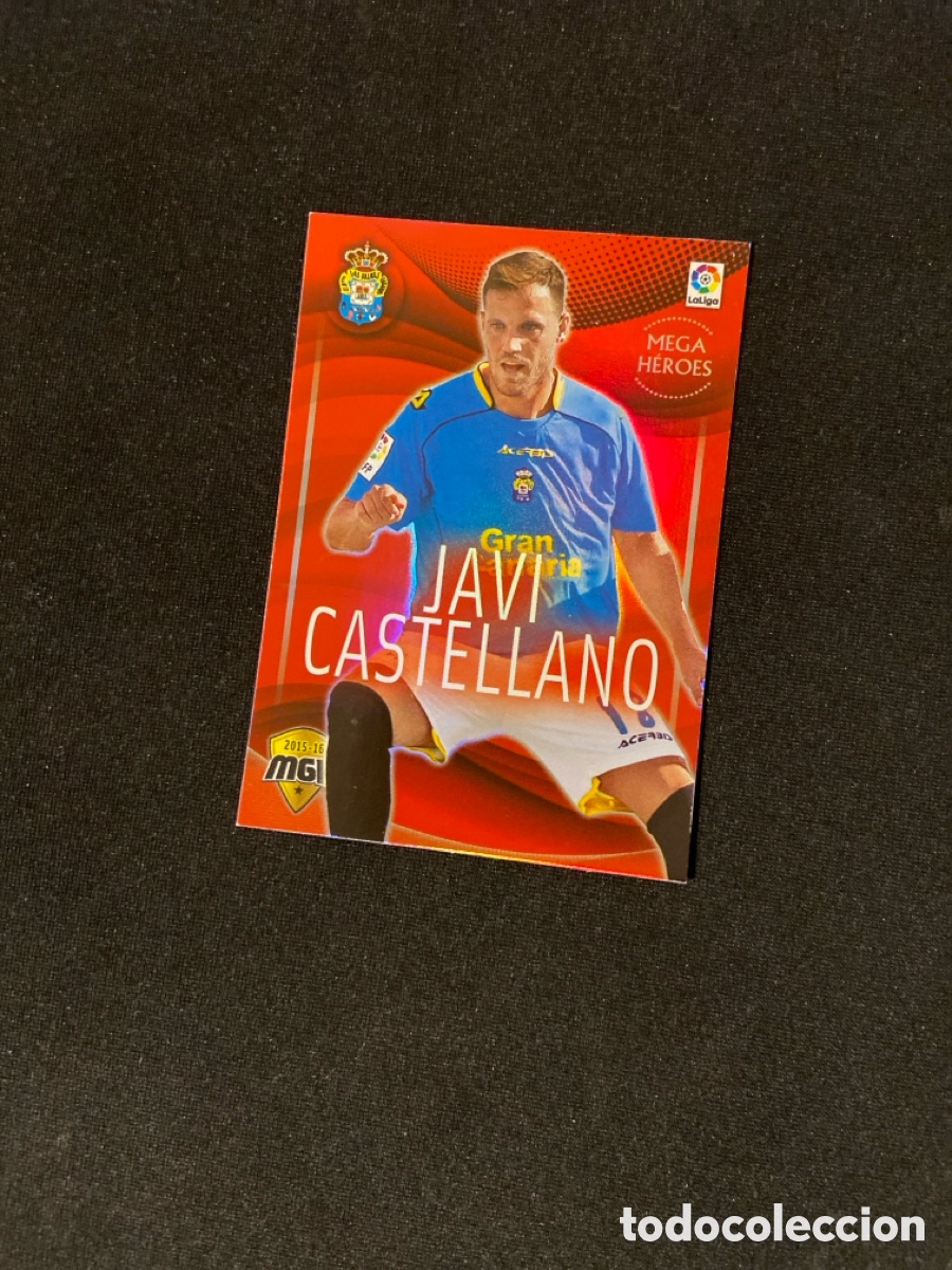 Figurine di Calcio: JAVI CASTELLANO 295 MEGA HEROES (LAS PALMAS) PANINI MEGACRACKS 2015-2016 15 16 CROMO CARTA M-2