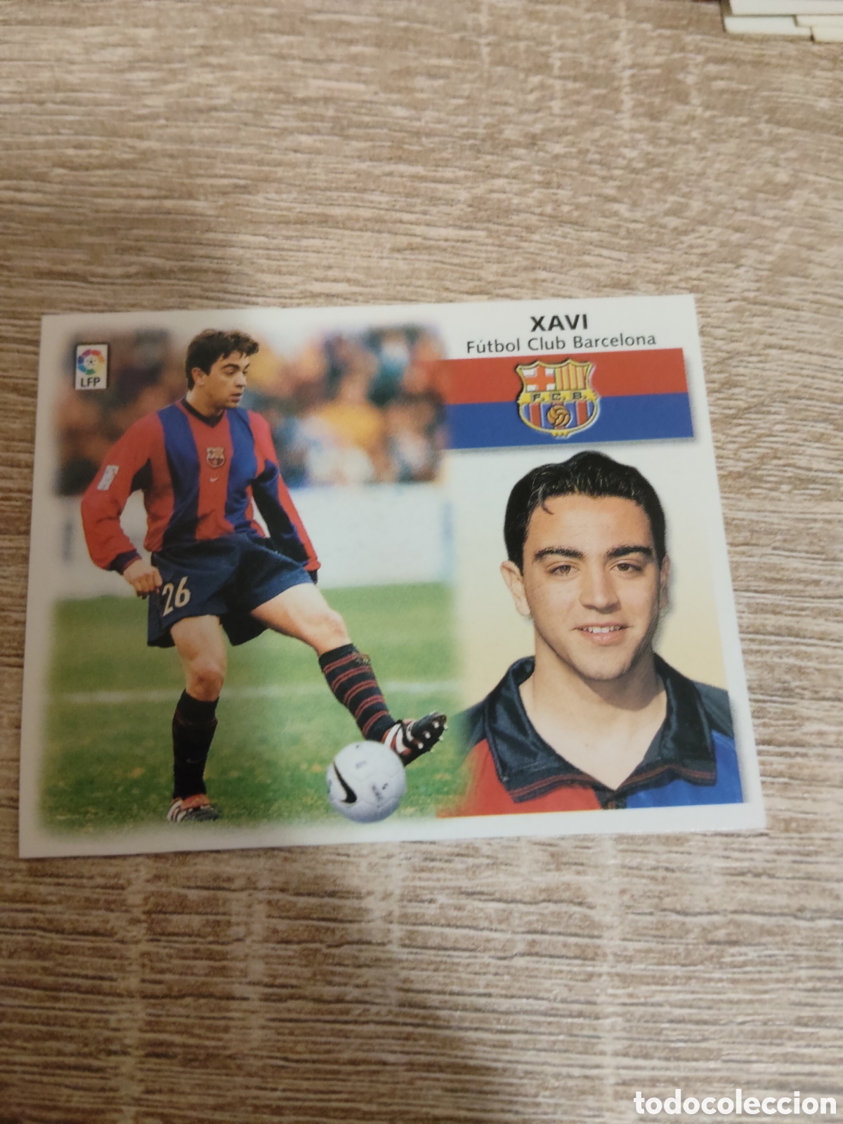 Cromos de f&uacute;tbol: Xavi Barcelona liga 1999 2000 99 00 ediciones este