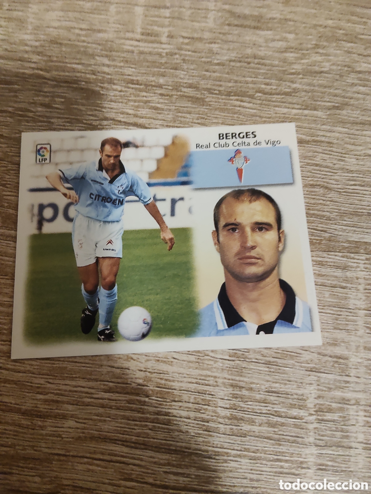 Cromos de F&uacute;tbol: Berges Celta de Vigo liga 1999 2000 99 00 ediciones este