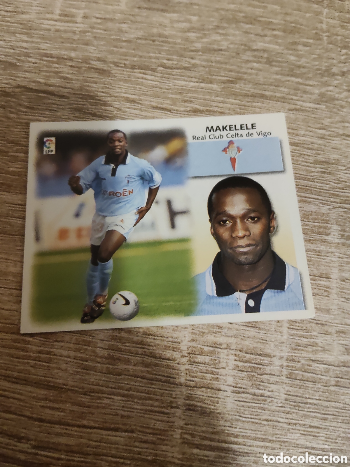 Cromos de F&uacute;tbol: Makelele Celta de Vigo liga 1999 2000 99 00 ediciones este