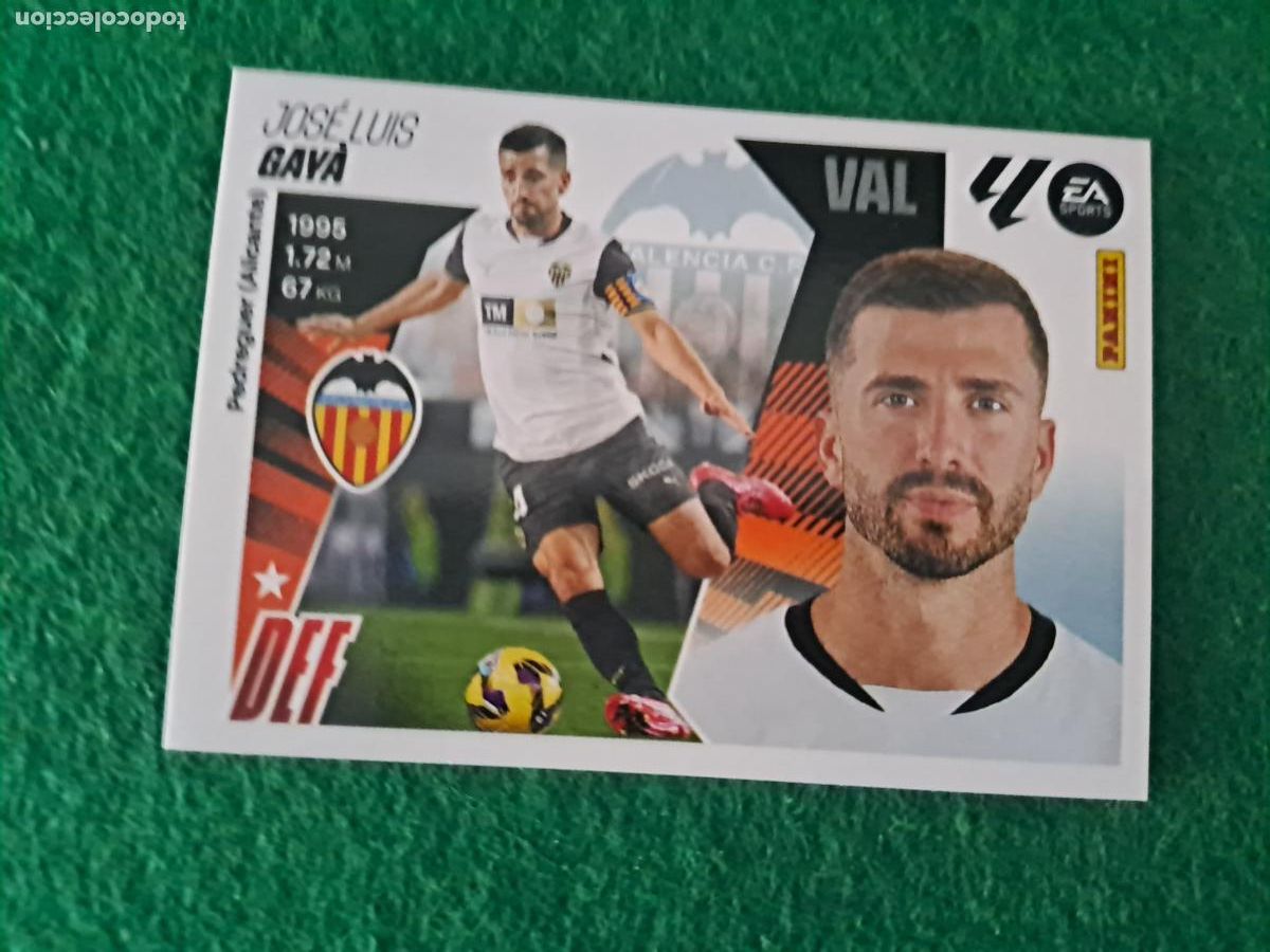 Football Stickers: liga este 2025 2026 25 26 nuevo valencia n&ordm; 10 gaya
