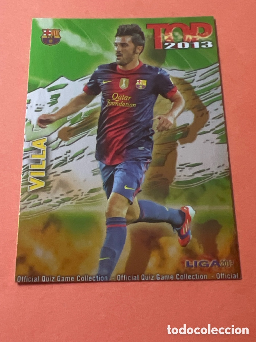 Figurine di Calcio: C7149. MUNDICROMO 2013 633 VILLA BARCELONA TOP VERDE