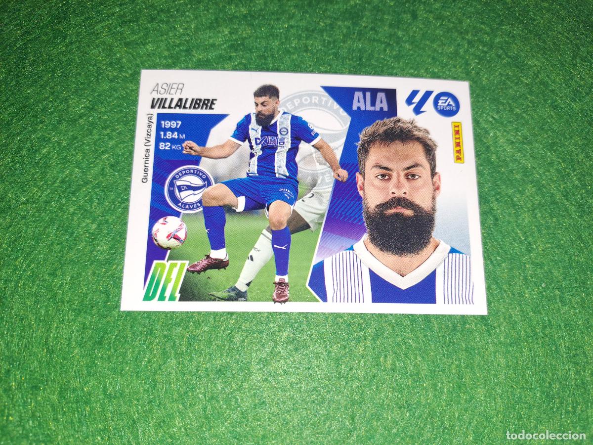 Fu&szlig;ball-Sticker: liga este 2025 2026 25 26 nuevo deportivo alaves n&ordm; 20 villalibre