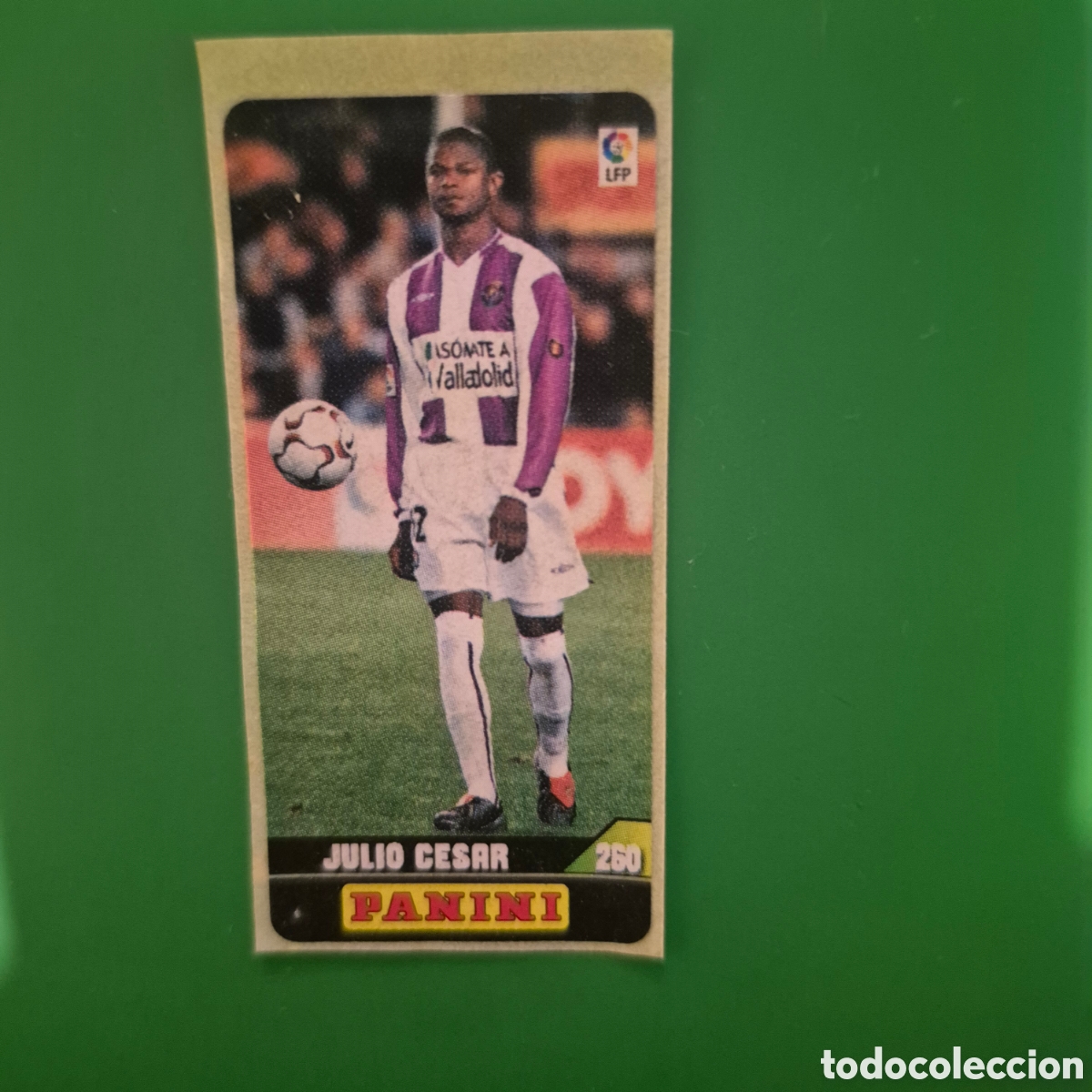 Cromos de F&uacute;tbol: CROMO n&ordm; 260 JULIO C&Eacute;SAR REAL VALLADOLID LIGA CRACKS 2004 COLECCI&Oacute;N DE BOLSILLO. Nuevo